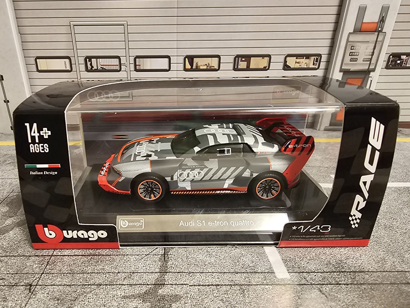 Audi Modellini d'auto: Audi S1 Hoonitron 1:43 Ken Block – Nuovo e nell'imballaggio originale da Wetzikon ZH venduto da ICEONE_ 1