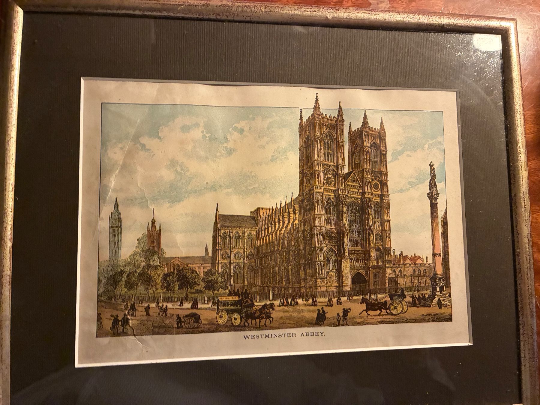 Gravures: Gravure ancienne Westminster Abbey Londres – D'occasion à Paudex par micinque 1