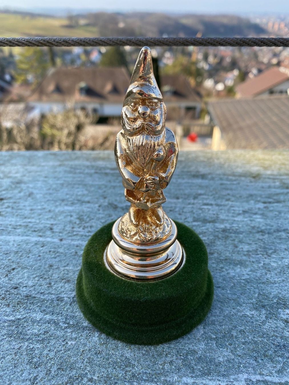 Sculture & Statue: Messing Gartenzwerg Unikat – Usato da Muttenz venduto da Fantom03