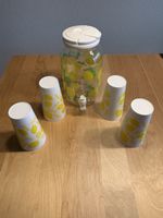 Getränkespender / Krug 4 Liter mit 4 Becher