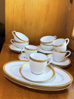 Limoges Matignon Gold Porcelain Coffee+Tea Set Gold 