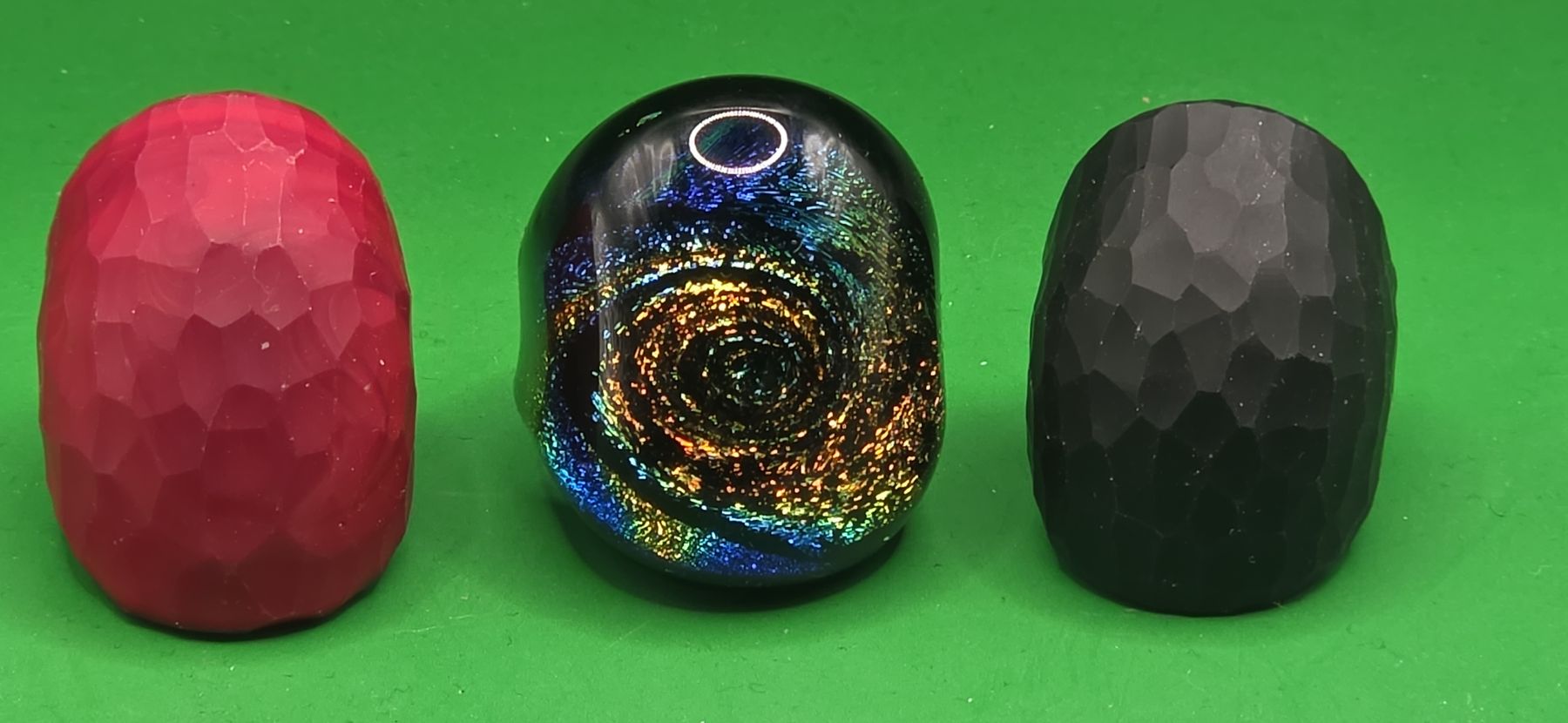 Murano Anelli: 3 Schöne Murano Glas Ringe – Usato da Zürich venduto da Daniela51