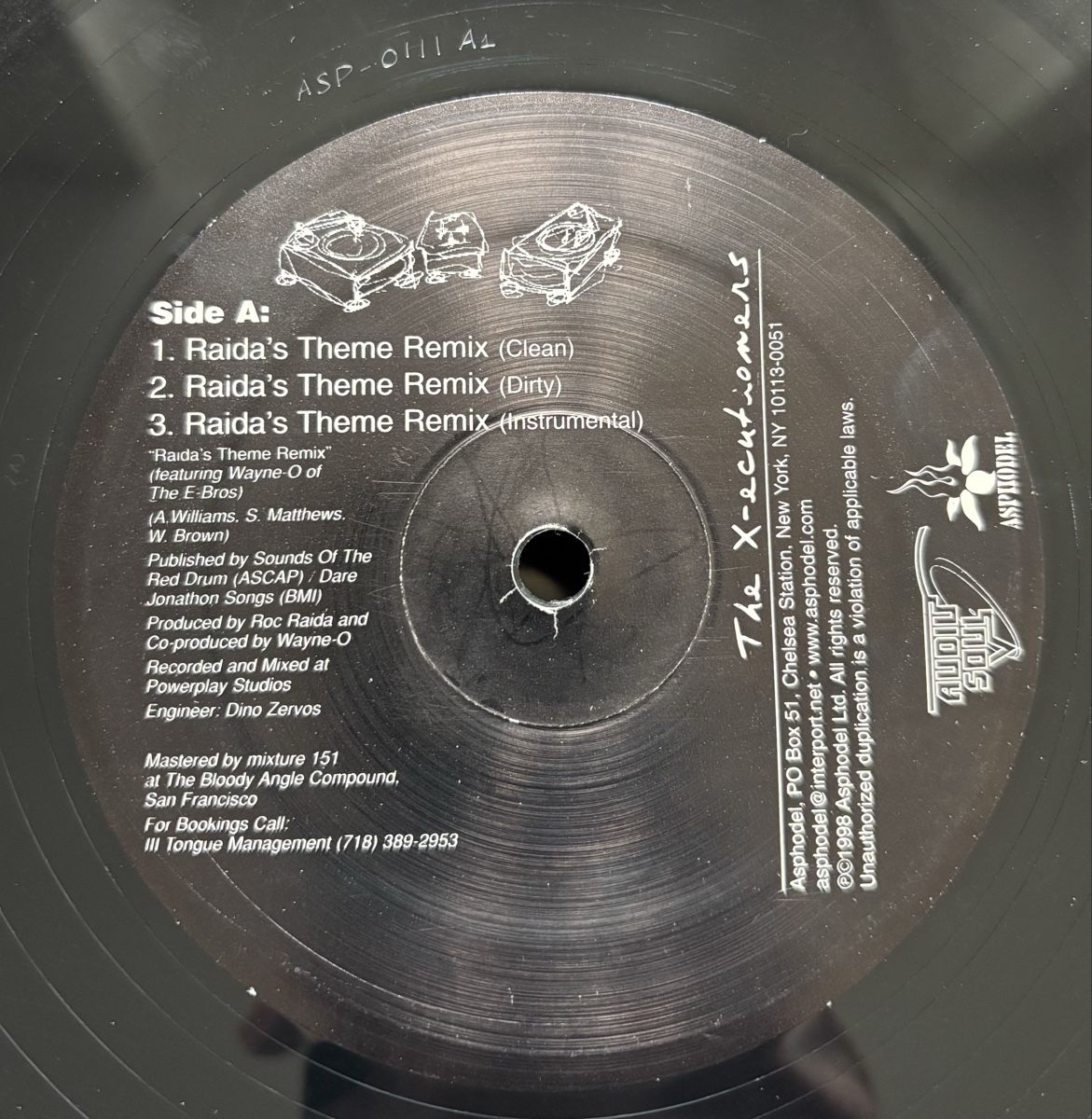 Dischi in vinile: The X-Ecutioners - Raida's Theme Remix 12" VG+/VG+ – Usato da Neuchâtel venduto da Deivid2 2