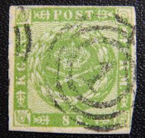 Dänemark Kat. 5 gest. 1854 Kat. 75 Euro