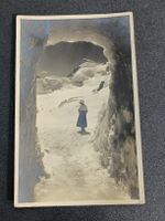 Echt Photo Karte / Gletschergrotte auf dem Jungfraujoch 