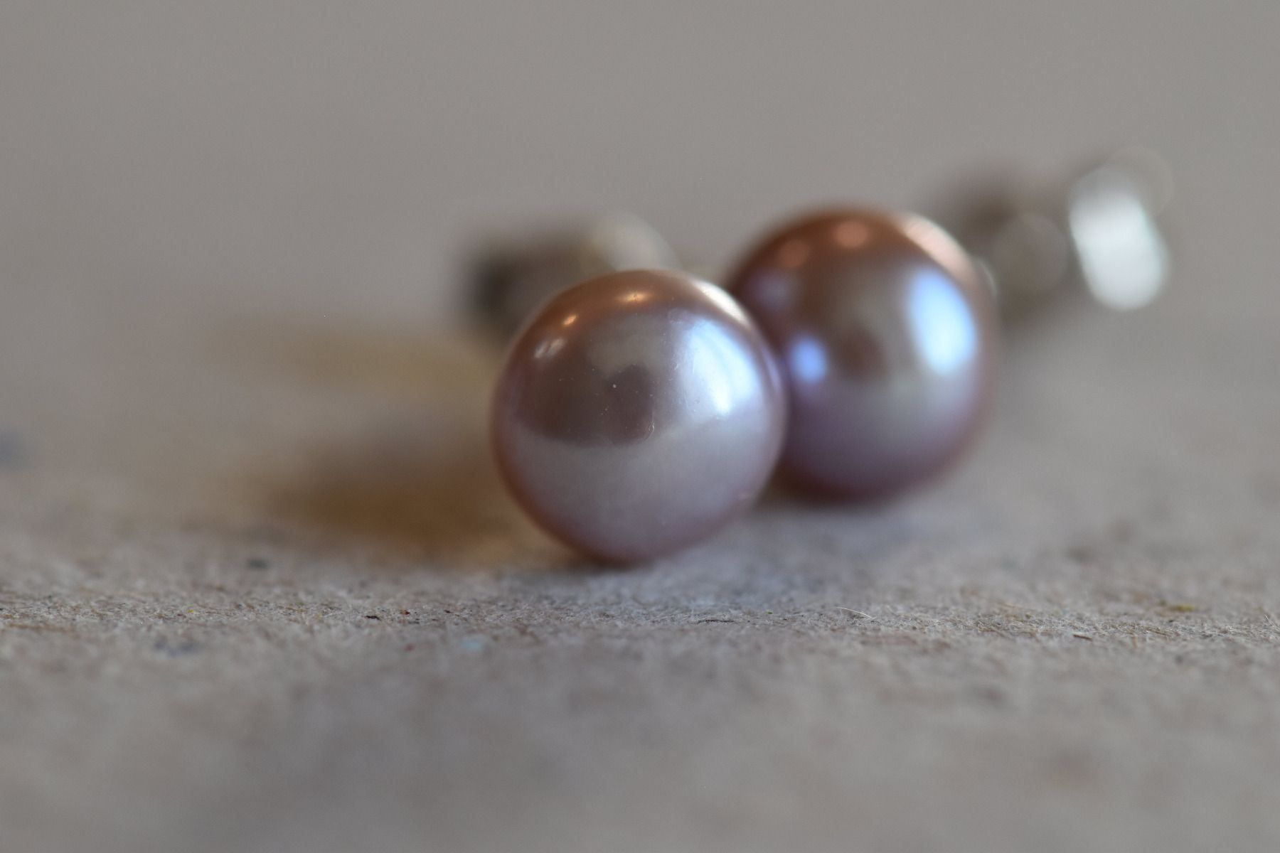 Orecchini pendenti & Orecchini a lobo: Natural Pink Perlen Silver Ohrring – Nuovo (secondo la descrizione) da Bévilard venduto da Yougems 7