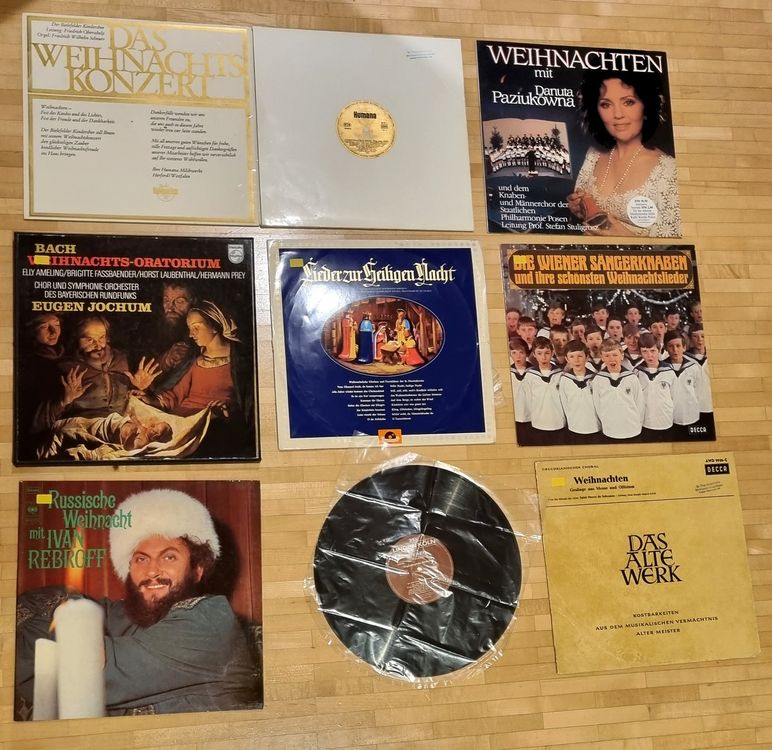 Weihnachtliche Schallplatten! zb. Bach WeihnachtsOratorium! Kaufen