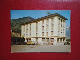 Martigny Wallis Hotel Relais du Grand Quai 1964 alte Autos