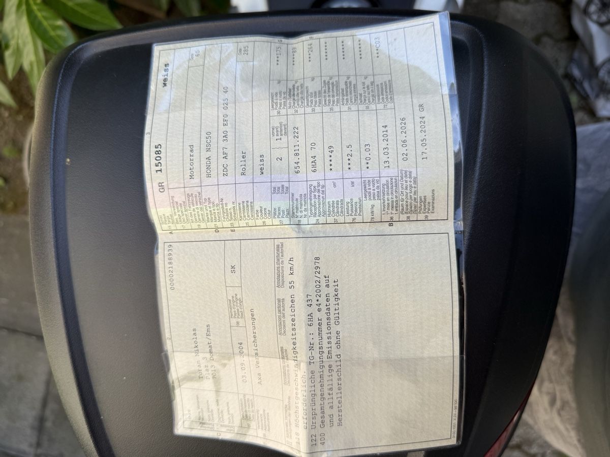 Honda Scooters: Honda NSC 50 roller – Neuf (Voir description) à Malix par nik_js95 2