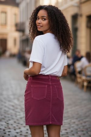 S.Oliver jupe Bordeaux - neuve - 38