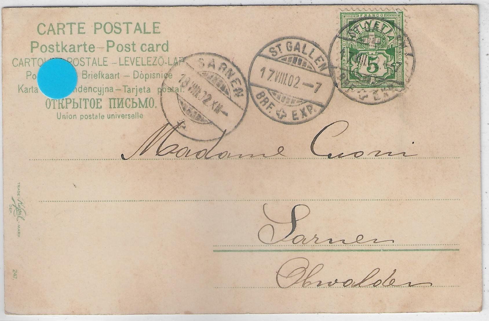 Cartoline postali: Landkirche - Litho – Usato da Ettingen venduto da Kartenplanet 1