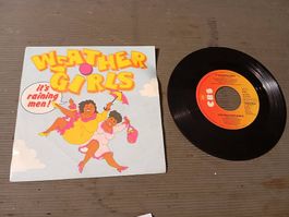 Weather Girls - It's Raining Men Single Schallplatte Top!