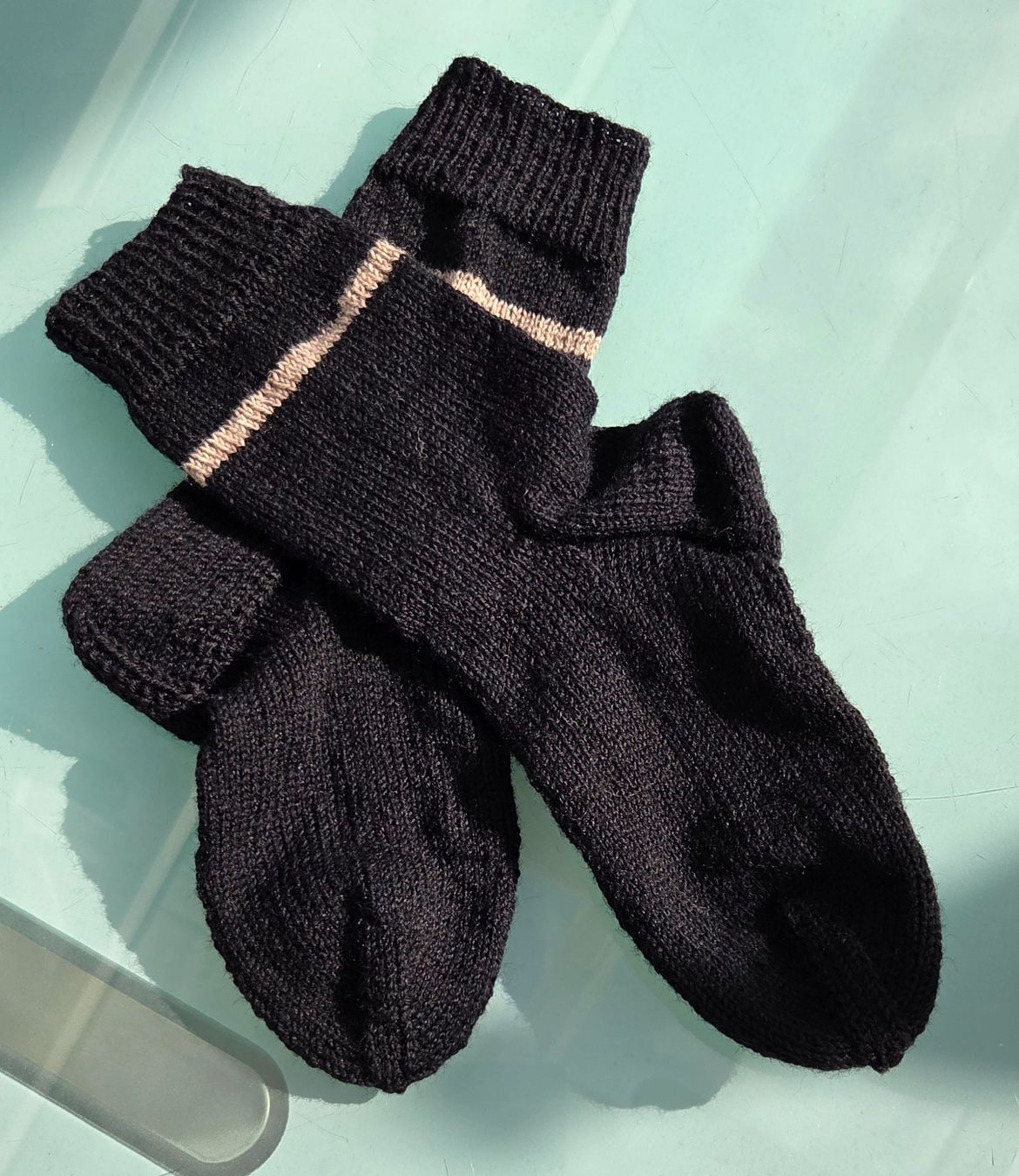 Socken: Warme Socken, handgestrickt, Grösse 39 – Neu (gemäss Beschreibung) aus Pratteln von Barfuss999 2