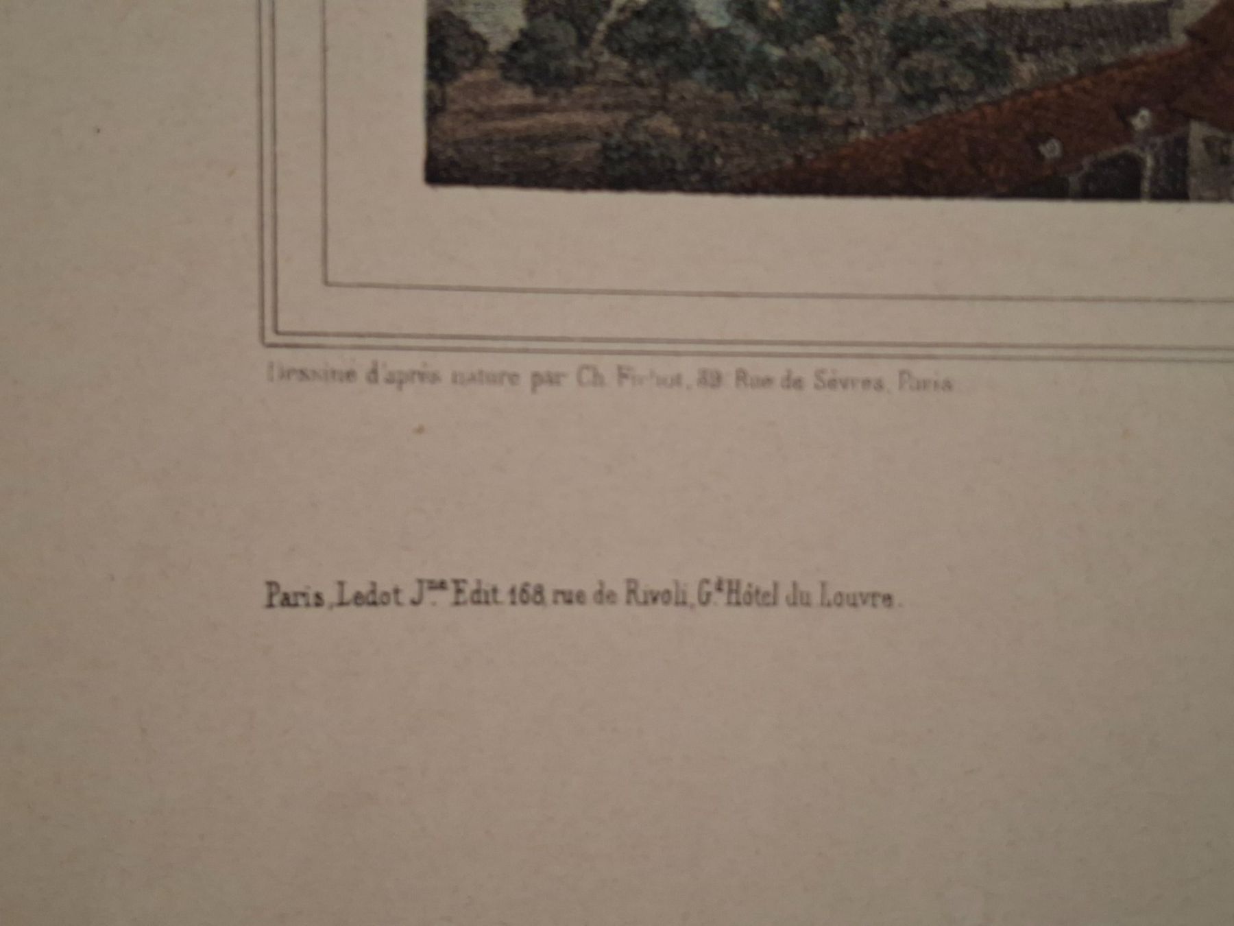 Arts picturaux & lithographies: Lithographie "Vue Générale de Lucerne" – D'occasion à Gümligen par beethoven66 1