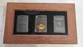 3 ZIPPO IN EINER SCHATULE