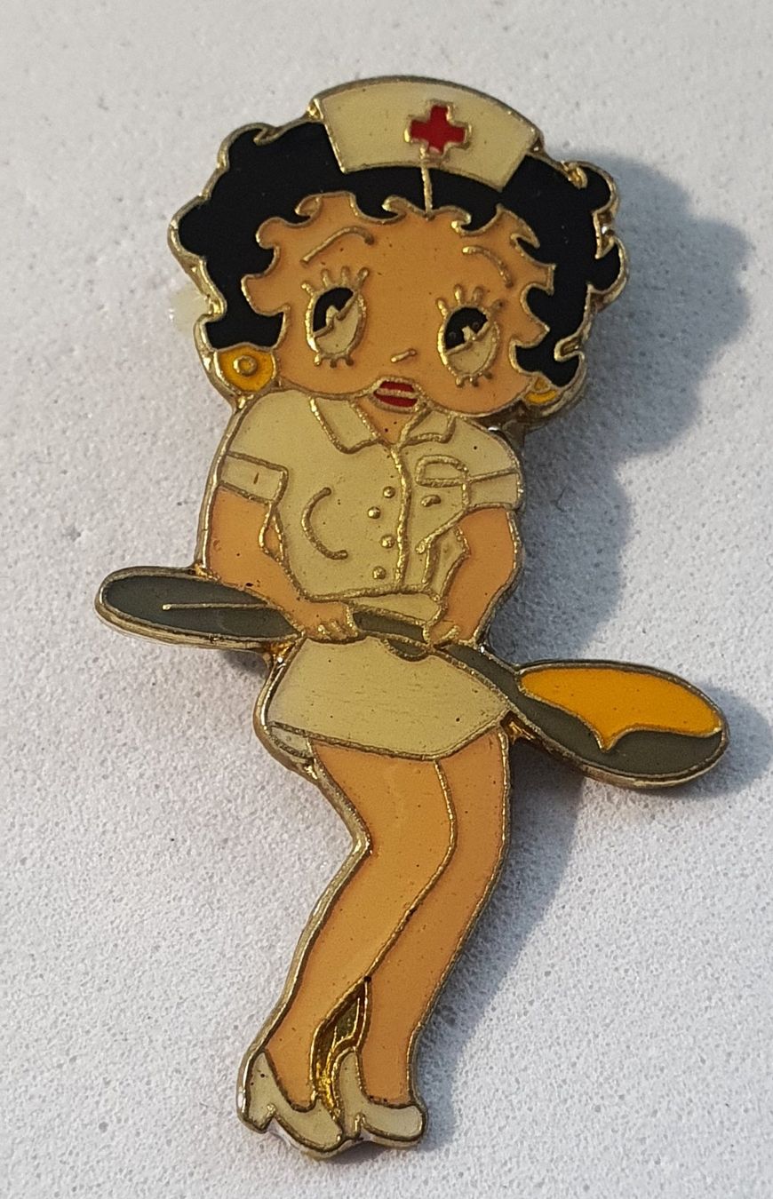 Placchette & Badge: AA767 - Pin Comic Figur BETTY BOOP – Usato da Reinach BL venduto da Boston-Verkauf