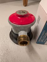 Clip-On Gasregler für dänische Gasflaschen, gebraucht