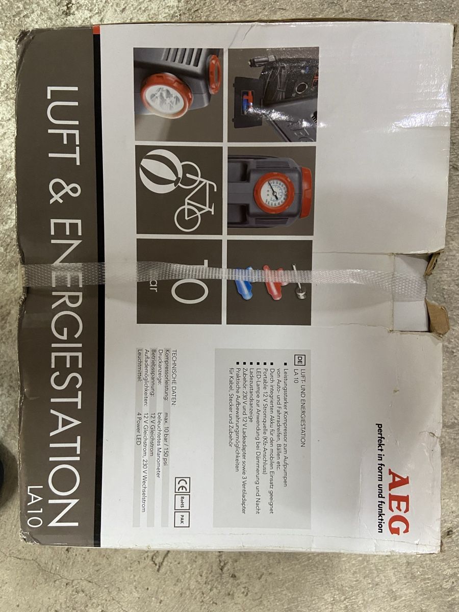 Caricabatterie: AEG Luft & Energiestation 12 Volt Akku – Nuovo e nell'imballaggio originale da KONOLFINGEN venduto da Rolik62 1
