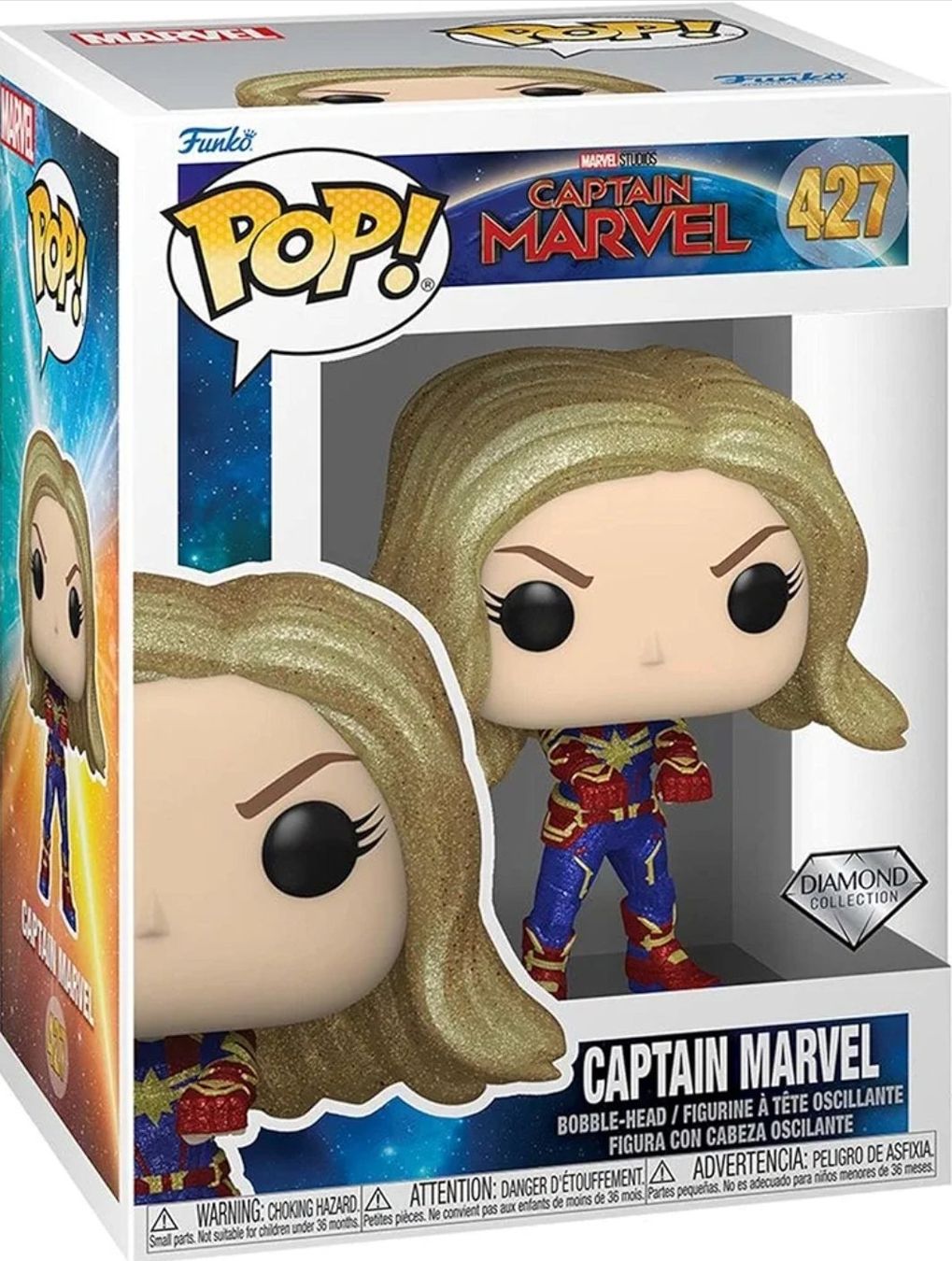 Funko Figuren: Funko Pop + Shirt Grösse L Captain Marvel Diamond Collection – Neu und originalverpackt aus Neuhausen am Rheinfall von geekgadget 5