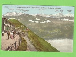 Brienz-Rothorn-Bahn-Hotel und die Berner Hochalpen