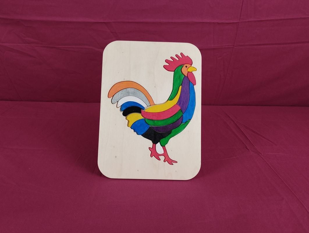 Puzzles: Hahn-Puzzle - VIERZACK – Neu (gemäss Beschreibung) aus Schübelbach von Restwert_Schubelbach 1