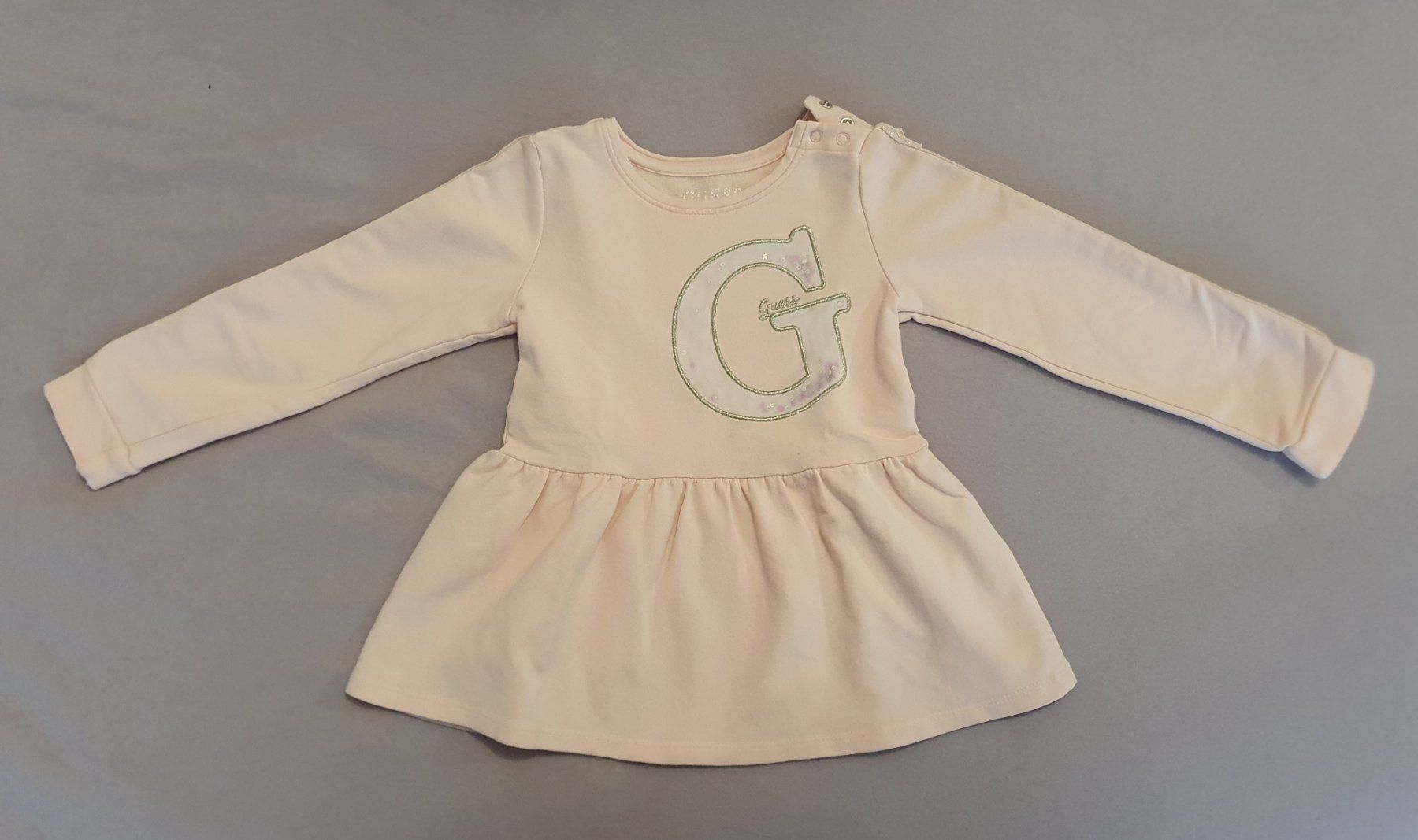 Guess Vestiti & Gonne: Guess Mädchenpullover / Kleid rosa Grösse 92 – Usato da Baden venduto da gme_x9g2