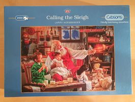 Puzzle Gibsons Calling the Sleigh 2000 Teile