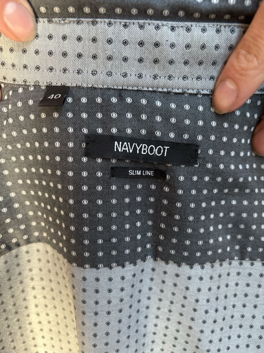 Navyboot Camicie: Navyboot Hemd Gr. 40 Slim Line 100% Baumwolle dots dezent – Nuovo (secondo la descrizione) da Rickenbach ZH venduto da mar_p6sg 3