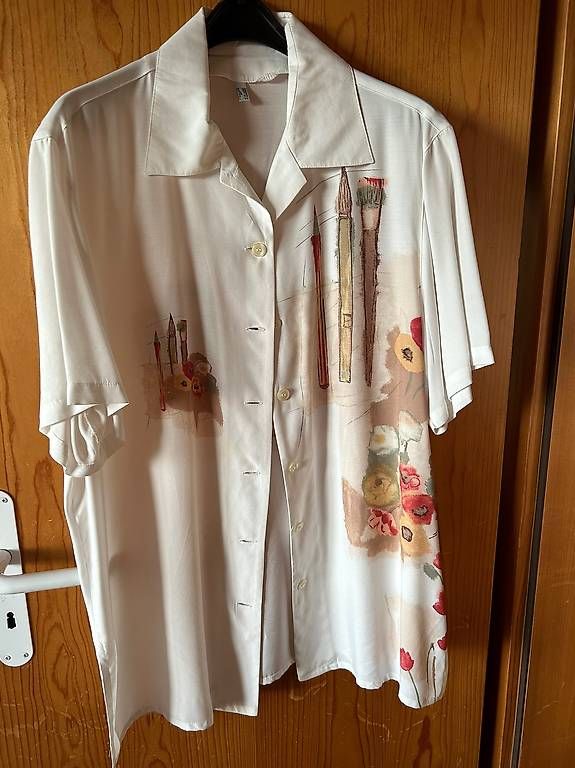 Camicette: Bluse lang Gr.38 mit Muster – Usato da Gisikon venduto da luz_l95s