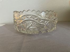 Kristall Schale / Schüssel, Vintage