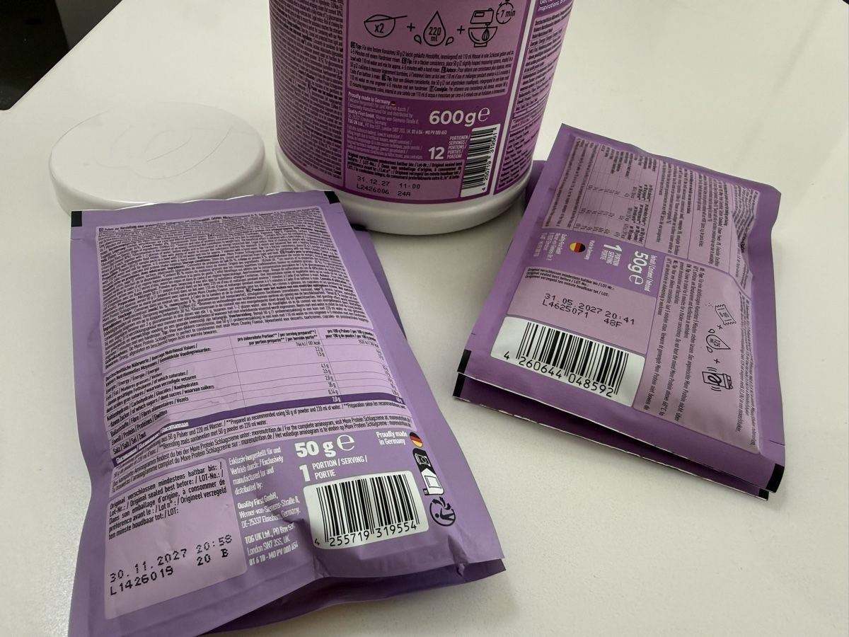 More Nutrition Aliments & Spécialités: More Protein Schlagcreme – Neuf avec emballage d'origine à Regensberg par Luxusmuesli 1