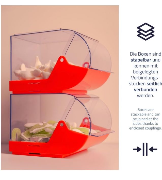 Contenitori & Simili: Stückartikelbox aus PP, mit transparentem Klappdeckel, 23,2 – Nuovo e nell'imballaggio originale da Bülach venduto da RockBottomOffTheRamp 3