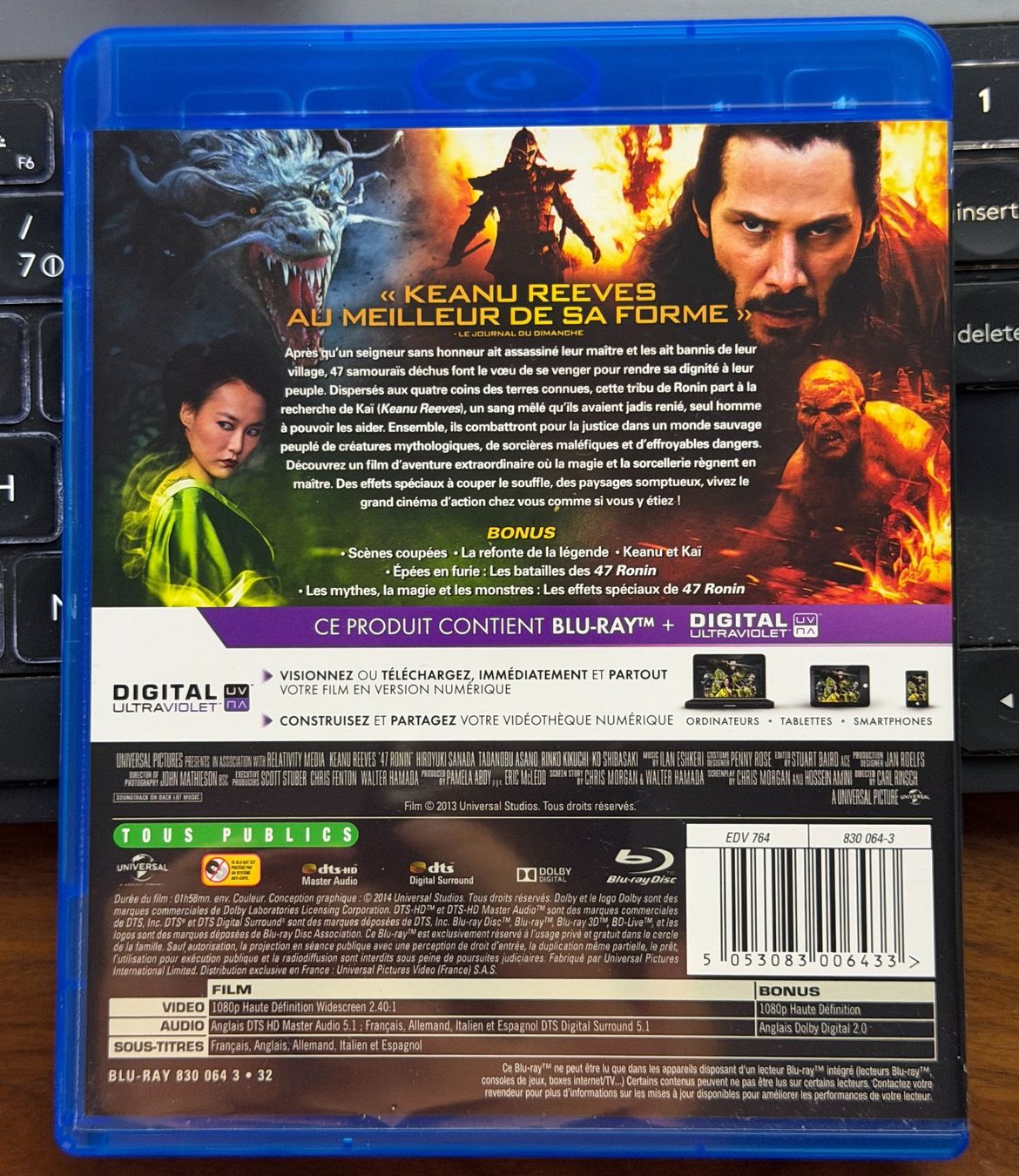 Tutti i DVDs: 47 Ronin (2013) - Blu-ray – Usato da Semsales venduto da __Florian__ 2