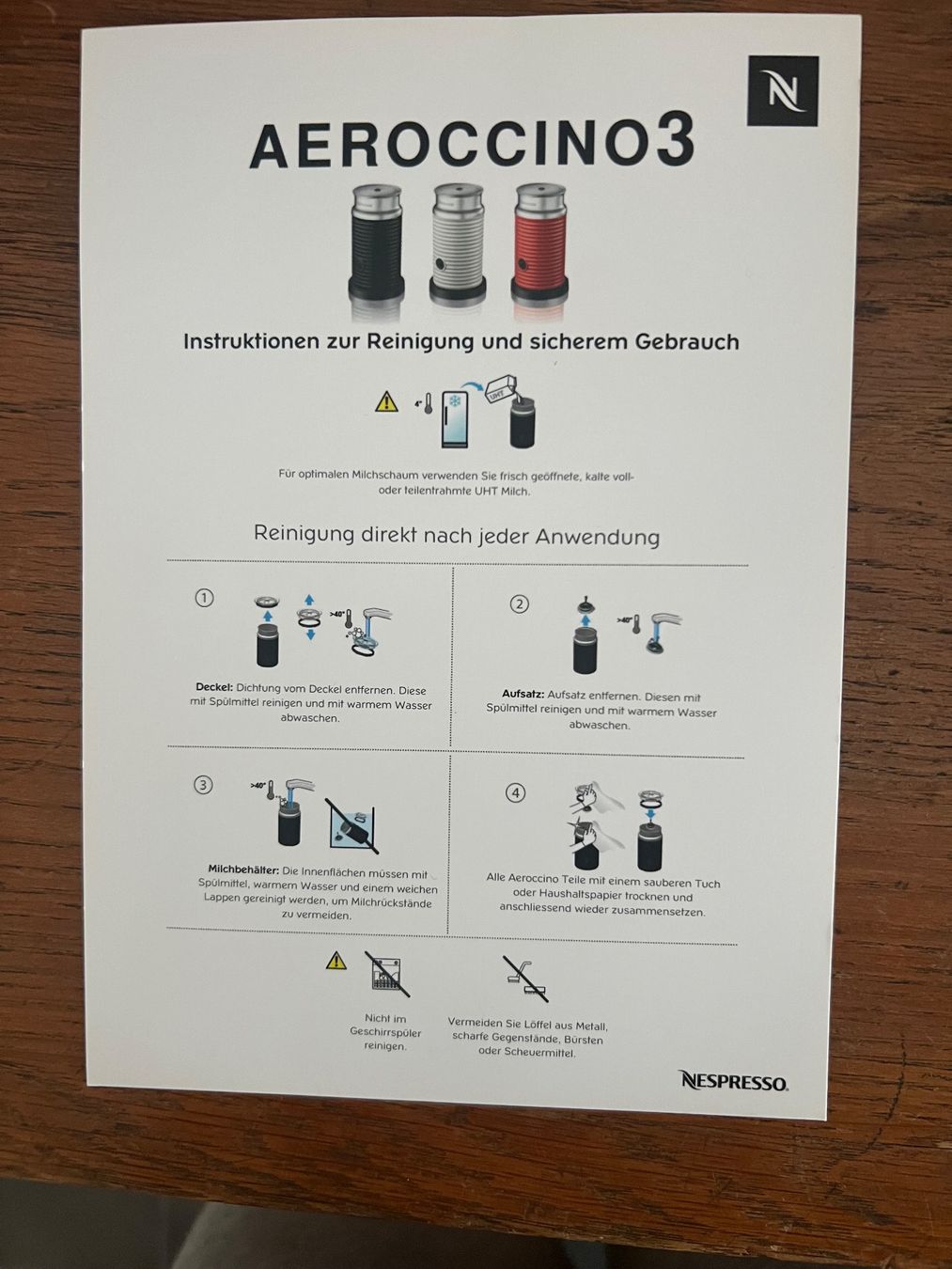 Elettrodomestici da cucina: Nespresso Milchschäumer Aeroccino 3 – Nuovo (secondo la descrizione) da Inwil venduto da 27sonnenschein 7