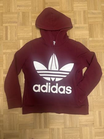 Adidas - Hoodie bordeaux - Taille M - bien porté