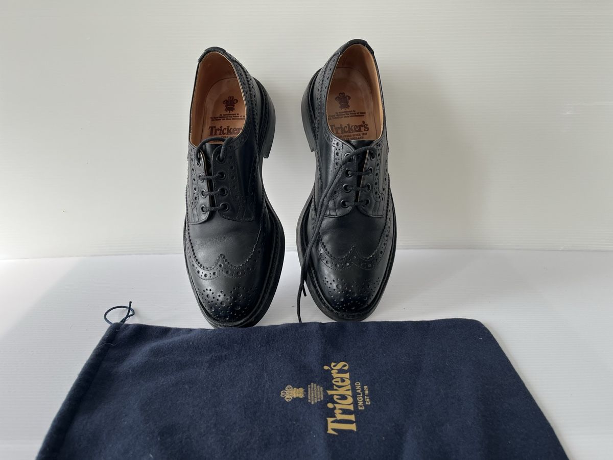 Scarpe da uomo: Tricker’s shoes - derby bourton black – Usato da Iseo venduto da val_tgk5