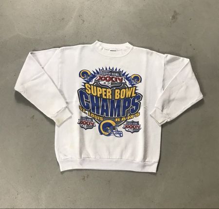 Vintage 2000 Rams Super Bowl XXXIV Champs Sweatshirt