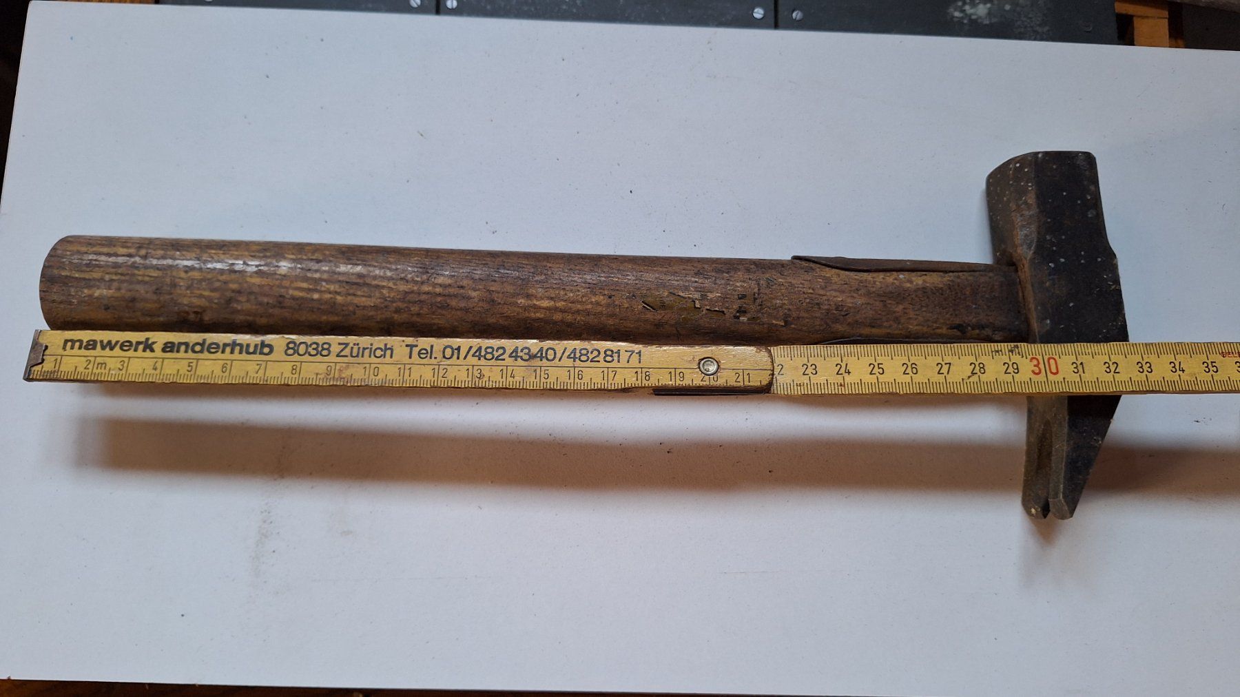 Tutti gli attrezzi: antiker Hammer  "mit Krone"Stempel – Usato da Kaiseraugst venduto da InkBoy 8