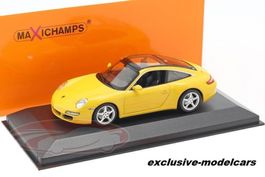 PORSCHE 911 (997) Targa 2006 gelb 1:43 von Minichamps