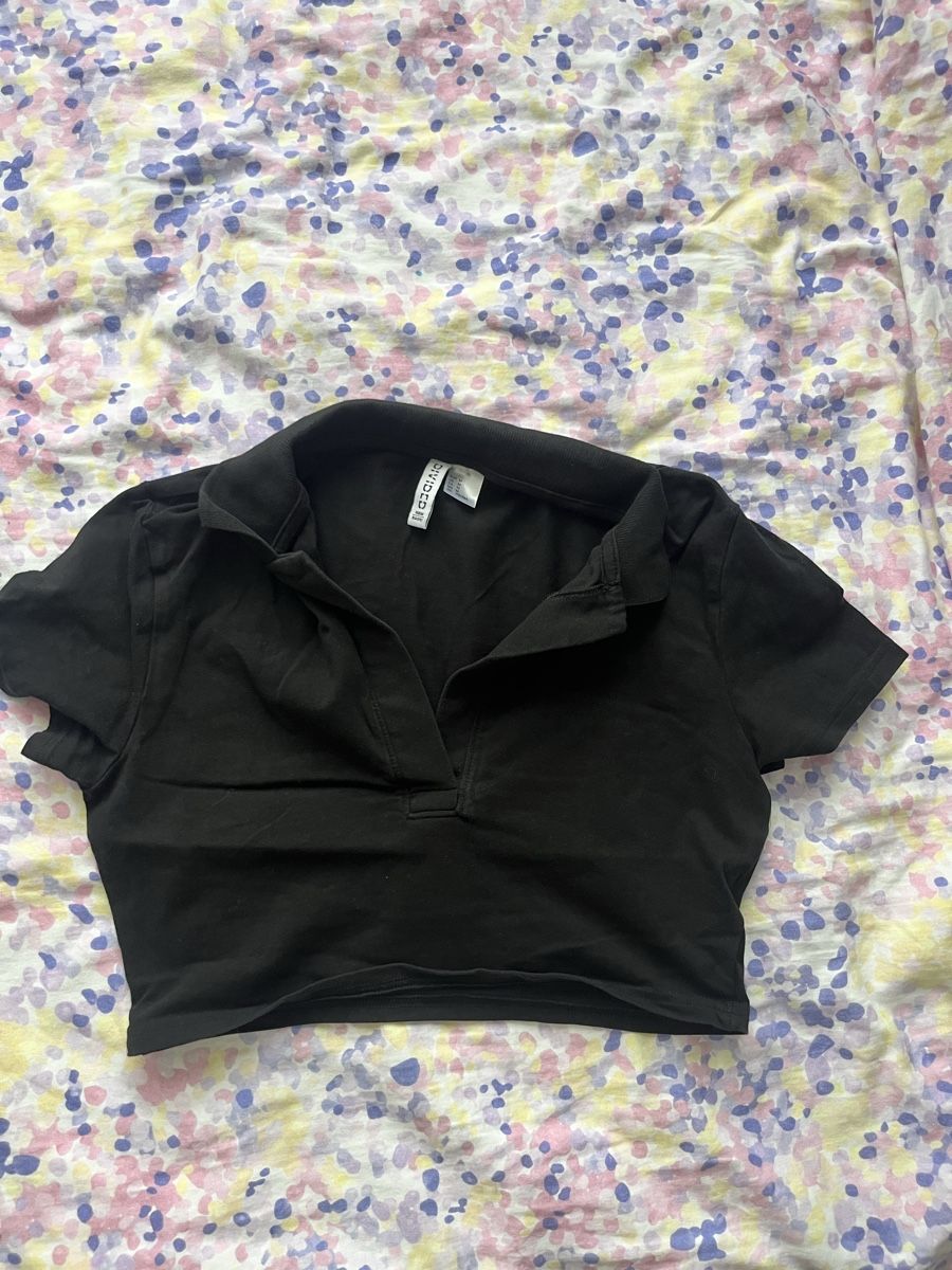T-shirt: Damen Poloshirt Schwarz Grösse S  – Usato da Heerbrugg venduto da Str2013