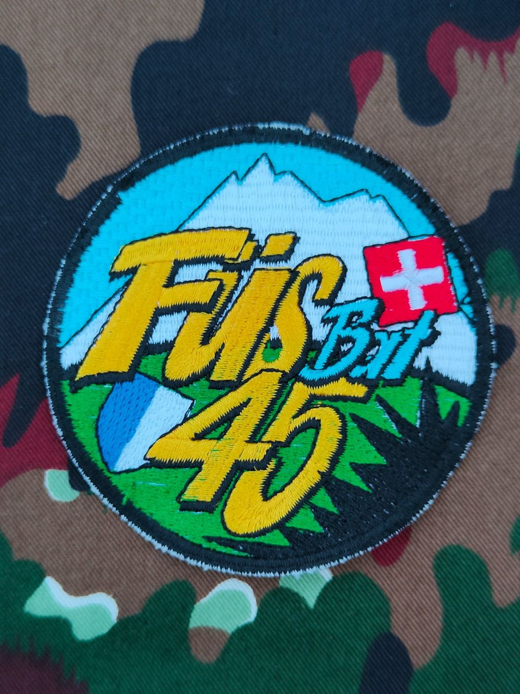 Placchette & Badge: Verbandsabzeichen FÜS BAT 45 – Usato da Bauma venduto da SwissMilitaria