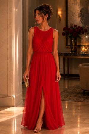 Red Long Dress