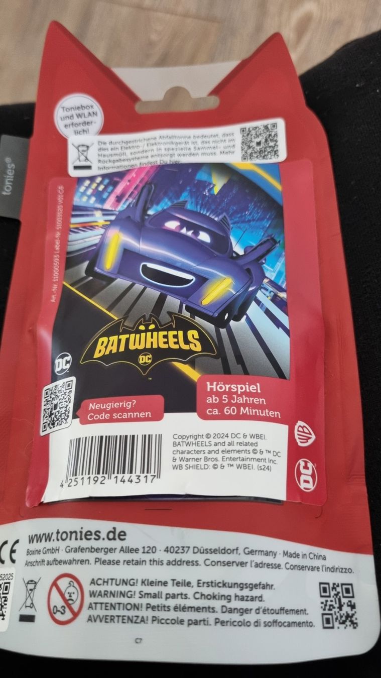 Tonies Figuren: Figurine Tonies neuve BATWHELLS – Neu und originalverpackt aus La Chaux-de-Fonds von mikilo1 1