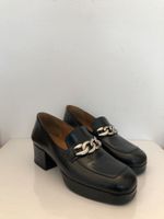 Mocassins à talon en cuir Jonak