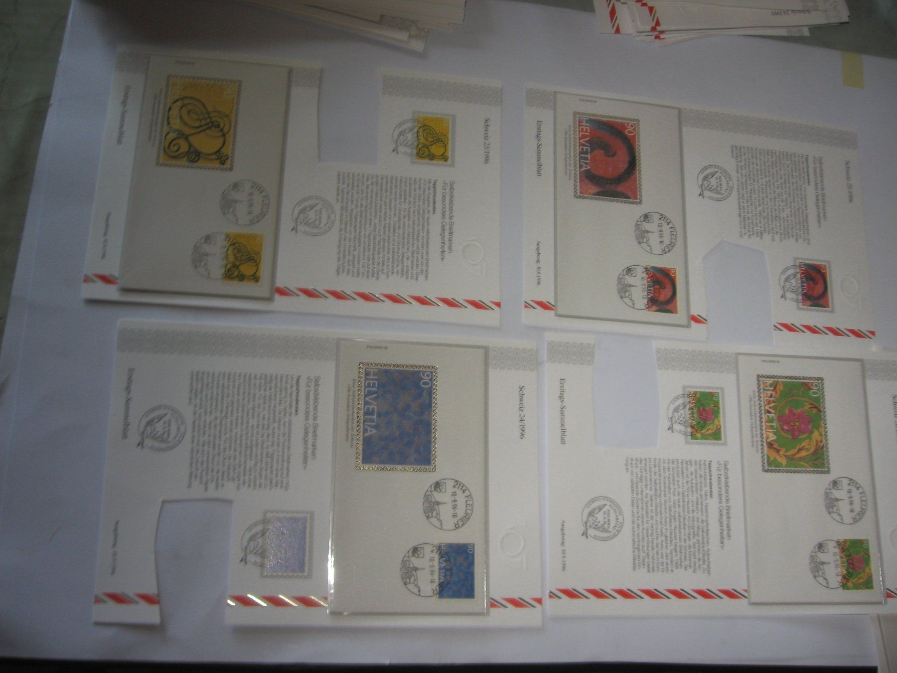 Tutti i francobolli: Schweizer Briefmarkensammlung 1982 bis 1996 doppelt – Usato da Nürensdorf venduto da Misterq 3