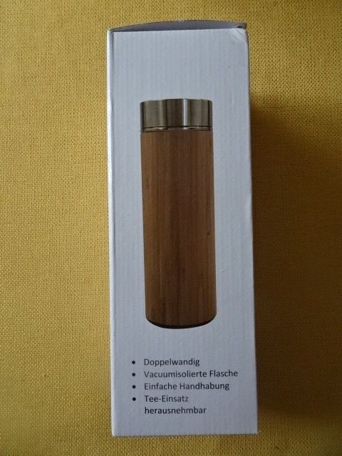Teekannen: Neuer Doppelwandiger Tee-Behälter mit integriertem Sieb – Neu und originalverpackt aus Oberweningen von Gerini 1