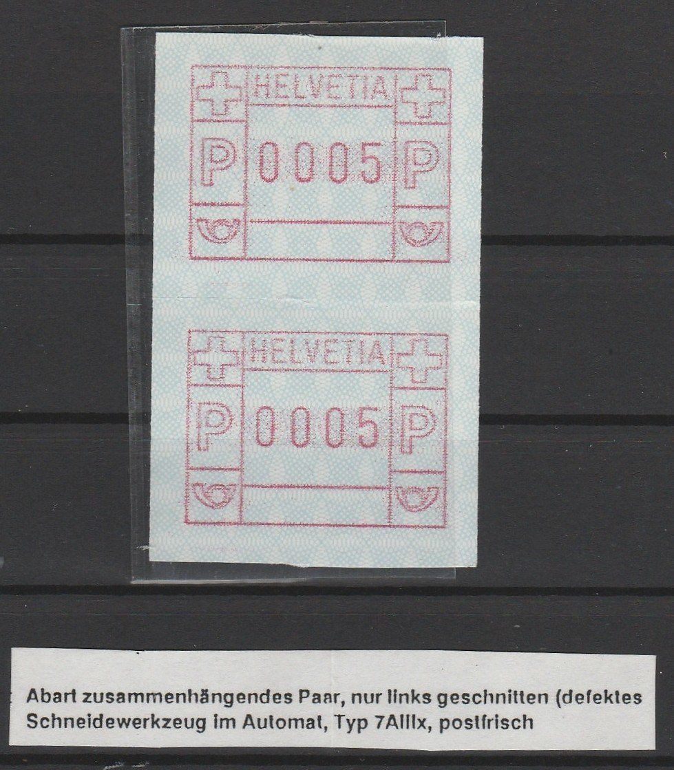 Alle Briefmarken: Type 7AIIIx mit Abart – Gebraucht aus Oberglatt ZH von Wiedmi6