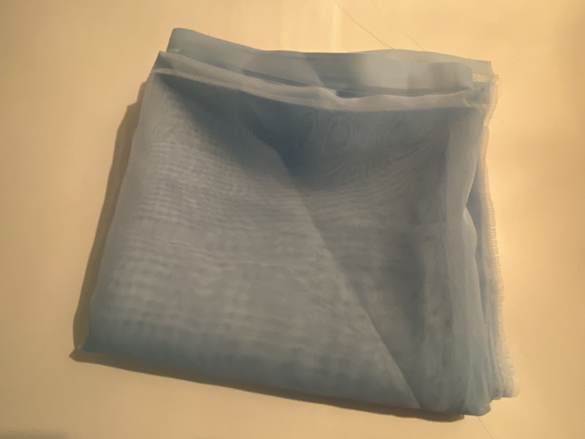 Tessuti: Stoff hellblau Voile leicht 80-290cm (4) – Nuovo (secondo la descrizione) da Flawil venduto da sonnengeist 1