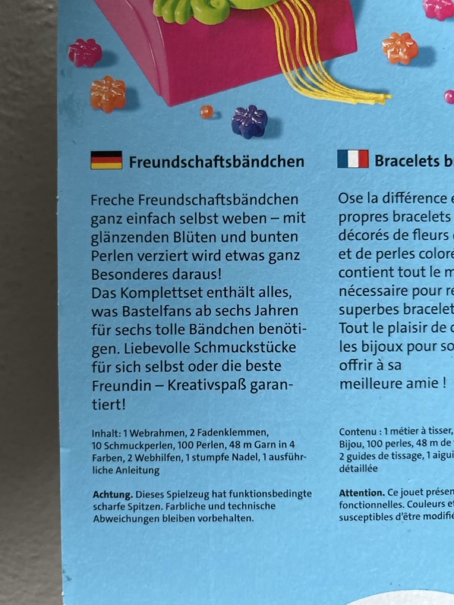 Kit bricolage: Freundschaftsbändchen – Usato da Lostorf venduto da Venice16 3