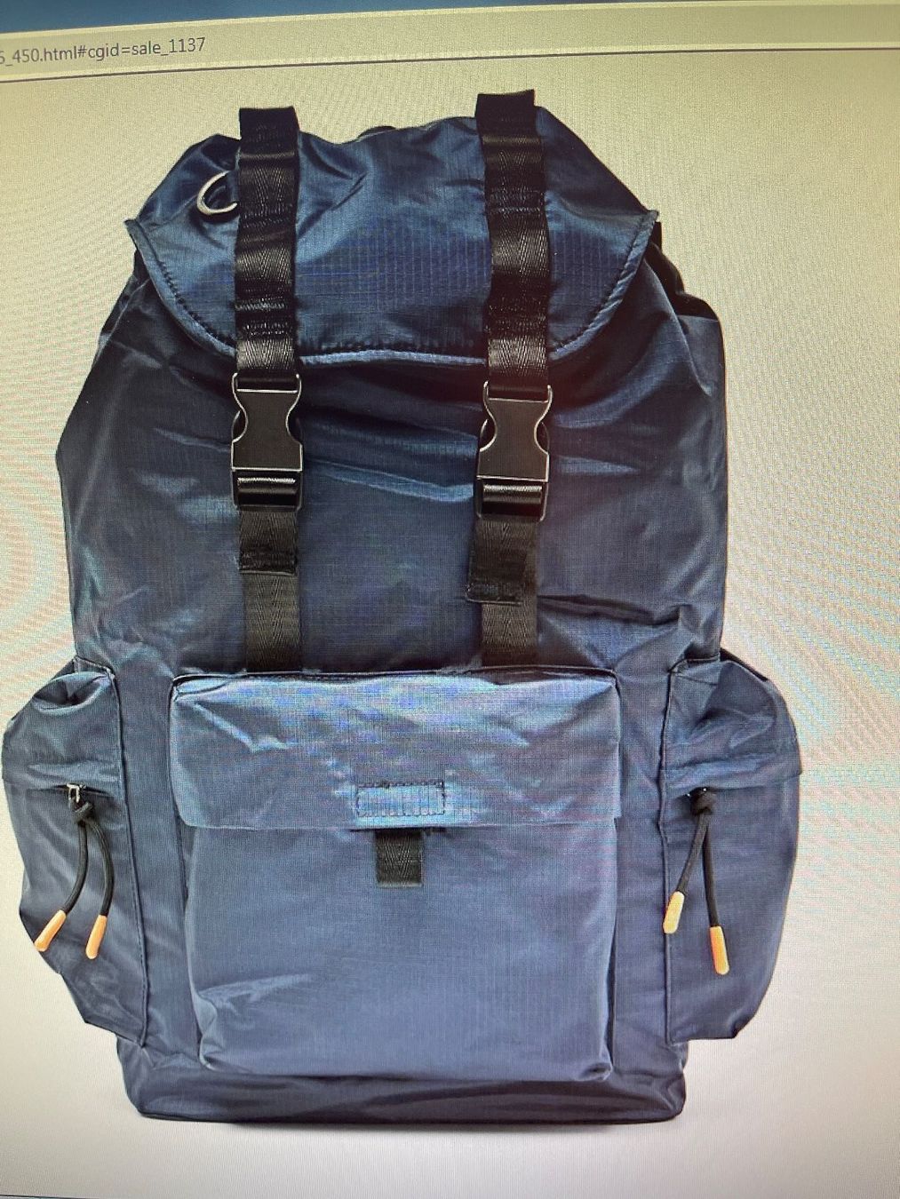 Esprit Zaini: Esprit Wasserabweisender Ripstop-Rucksack – Nuovo (secondo la descrizione) da Oberrieden venduto da Boccia1981 2